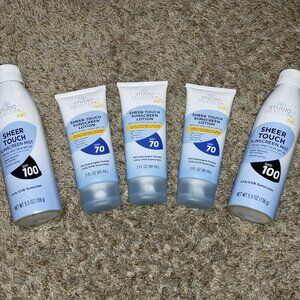 Studio Selection Sheer Touch SPF Sunblock Lot of 5/ALL NEW.